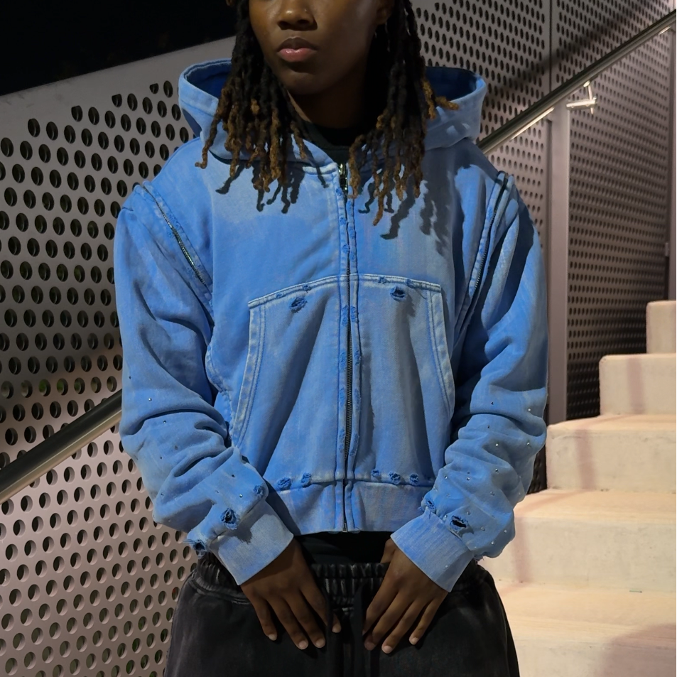 Blue Interchangeable Zipup