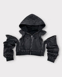 Black Interchangeable Zipup