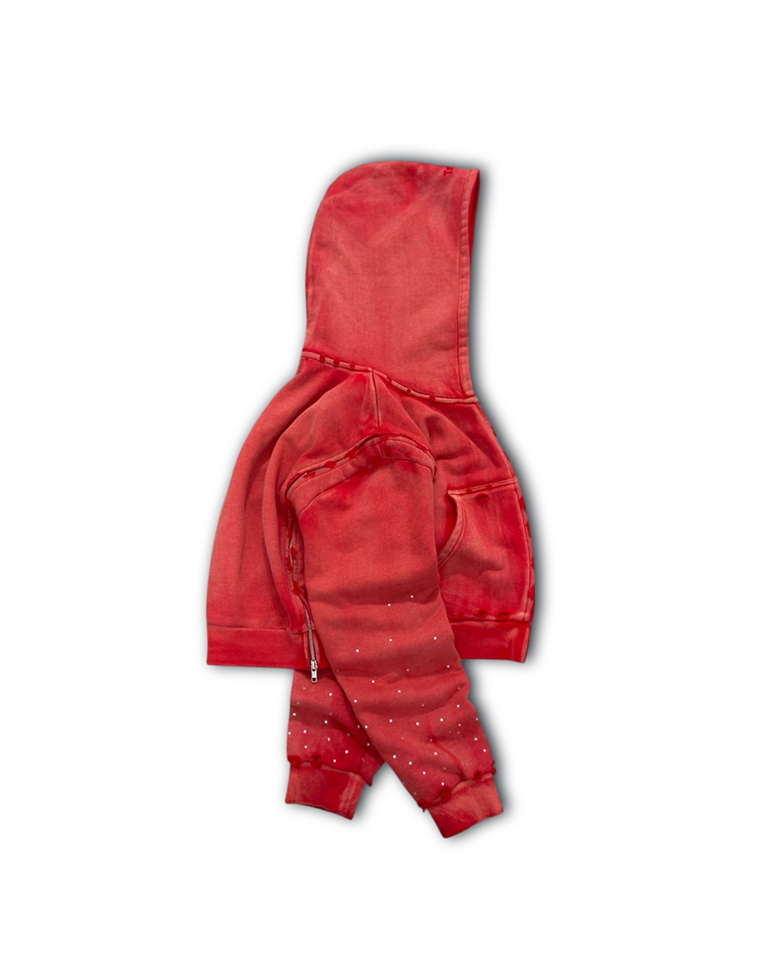 Red Interchangeable Zipup