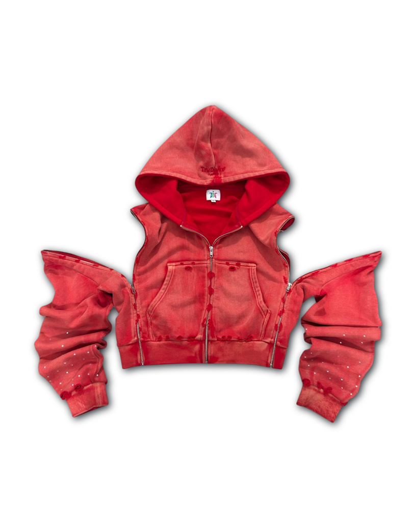 Red Interchangeable Zipup
