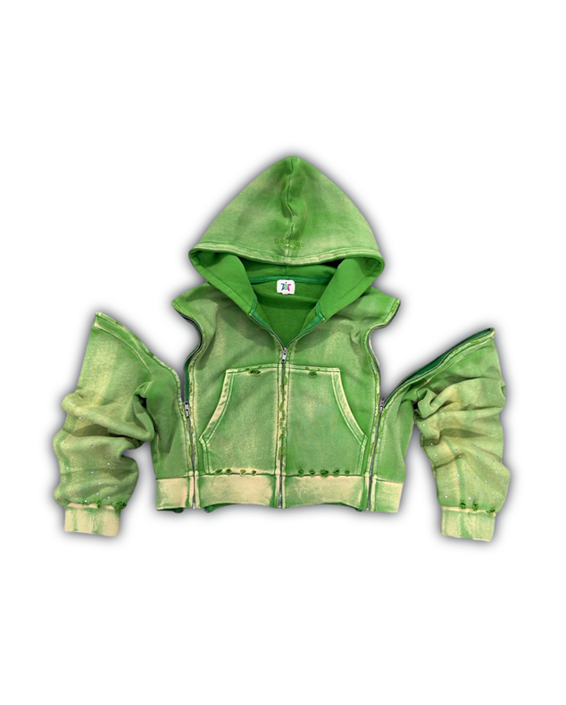 Green Interchangeable Zipup